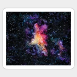 Kissedwaterlily Nebula Sticker